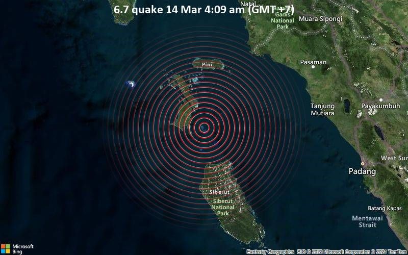 Un cutremur cu magnitudinea 6,7 a lovit Insula Sumatra, în Indonezia. Seism puternic și în Filipine