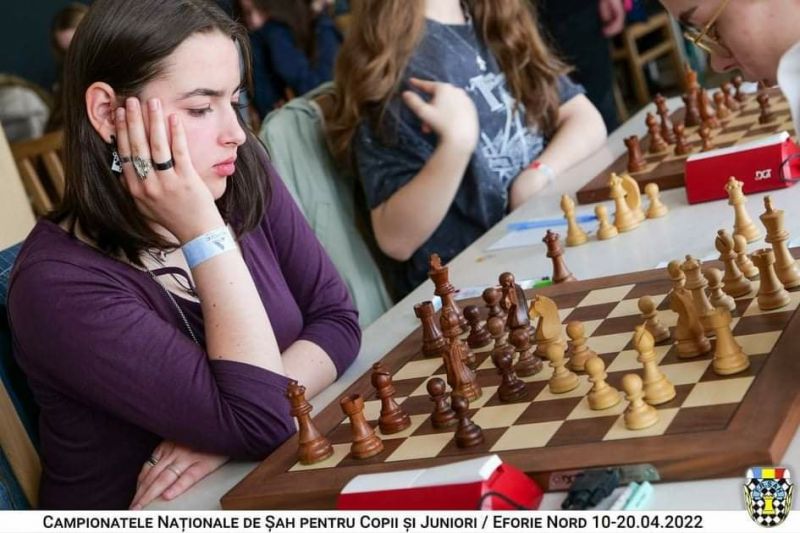 Locul III la Campionatul Național Individual de Șah Juniori a fost obținut de către sigheteanca Mihaela Trifoi
