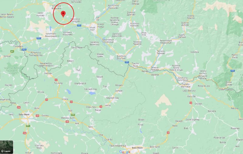 Cutremur de magnitudine 2,7 a avut loc joi la ora 11:52, în Ucraina la 80 km de Sighetu Marmației