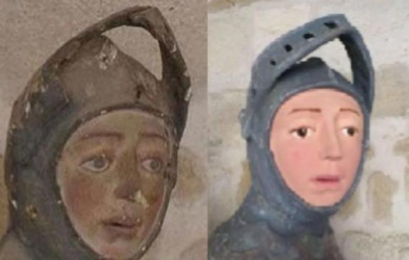 Spania - O nouă operă de artă a fost distrusă de o restaurare marcată de amatorism